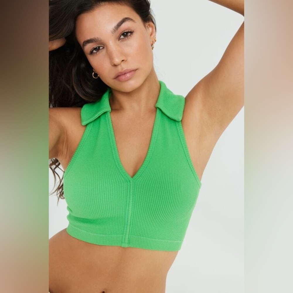 Green Garage Stephani Seamless Polo Tank